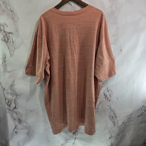 Carhartt T Shirt Mens 2XL T Orange Pocket Loose Fit Tee Short Sleeve Heathered - Picture 5 of 11